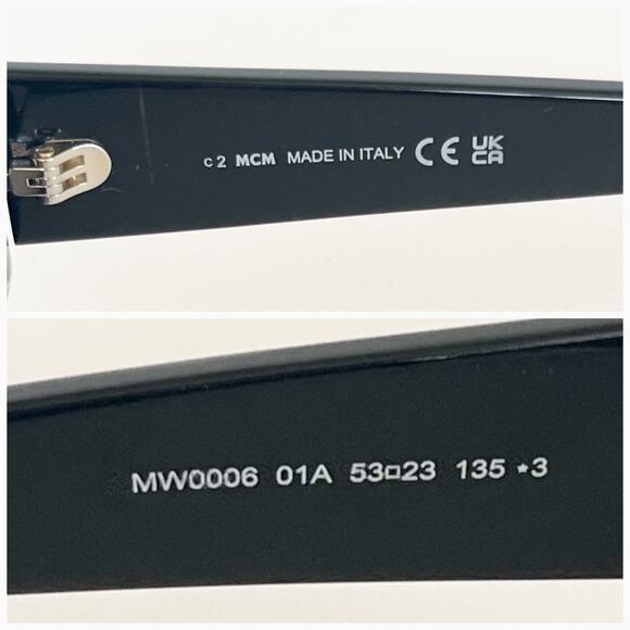 MCM 53mm Oval Sunglasses NEW With Case and Lens Cloth - Picture 5 of 11